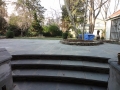 Montgomery County MD stone patio backyard hardscape