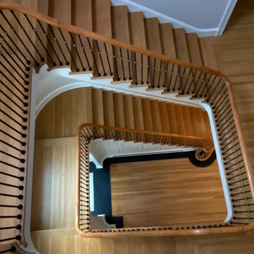 historic restoration of stairway