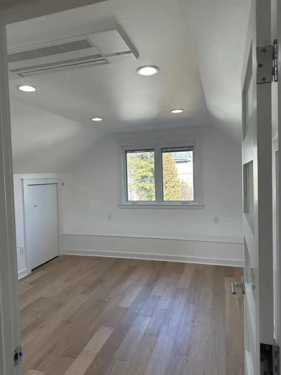 Chevy Chase Attic Conversion After showing completed bedroom